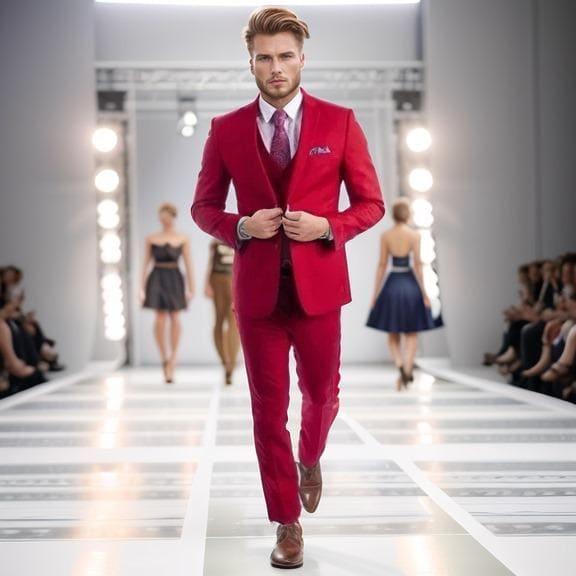 Tailored Red Men Suit: Bold and Stylish Trends for 2025