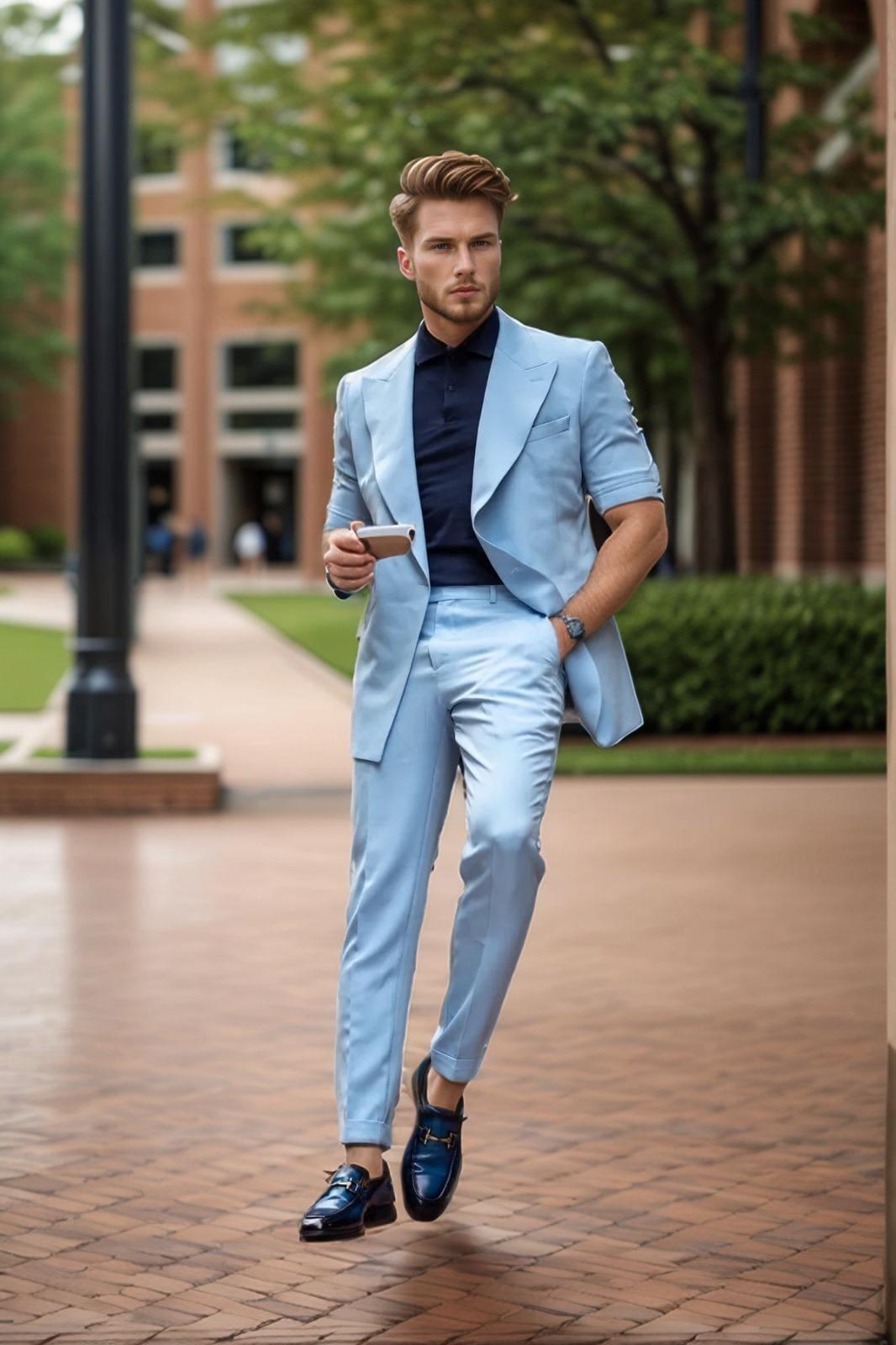 Esmoquin Azul a Medida: La Tendencia de Elegancia Masculina para 2025