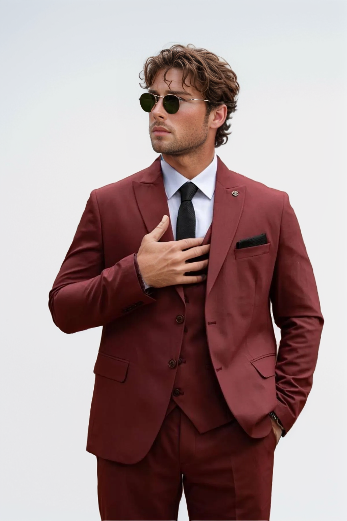 Cardinal Red Suit Redefine Your Style