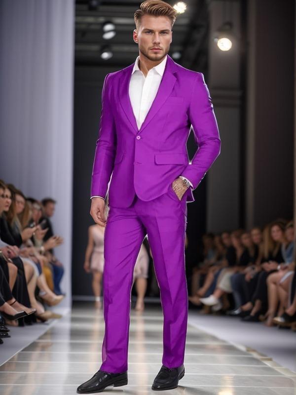 Tailored Purple Men Suit: Bold Trends for 2025