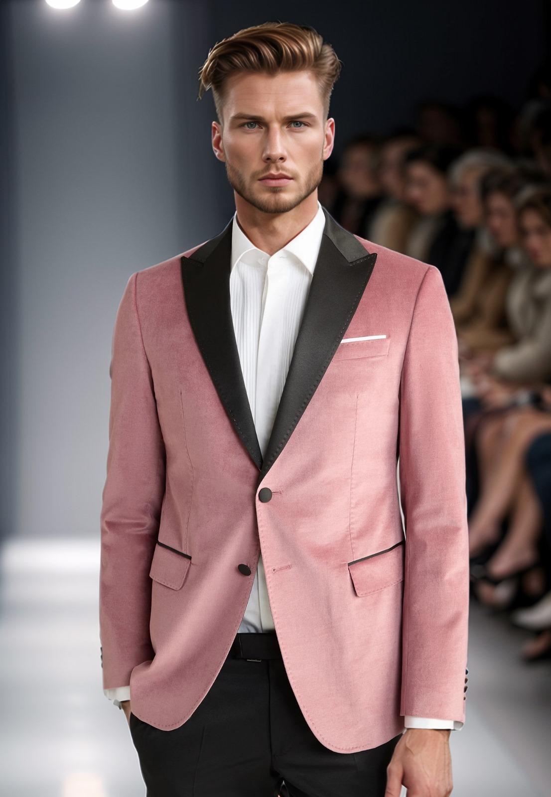 Esmoquin Rosa a Medida: La Tendencia Audaz y Elegante para 2025