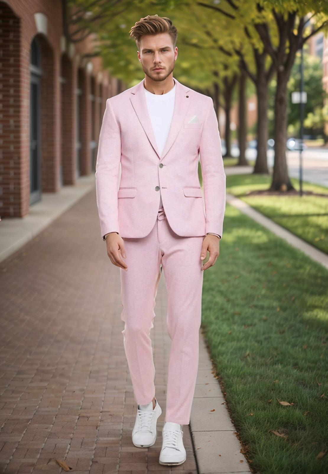 Why a Custom Pink Men's Suit is the Ultimate Fashion Forward Choice