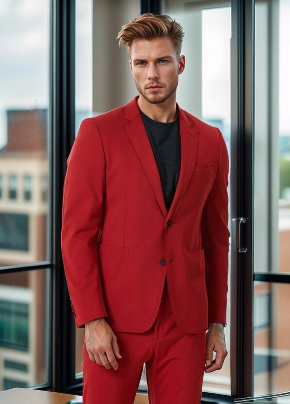 Why Pink Custom Men Suits are Trending This Season